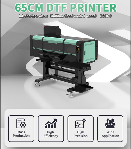 CaliDTF Pro Series: Advanced 65cm DTF Printer / Dryer Combo - (6) i3200 Heads