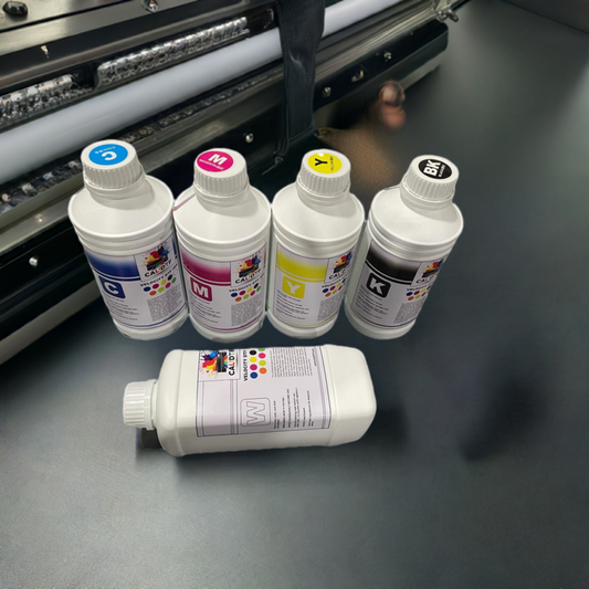 Velocity DTF Ink - CMYK+W (1 Liter Each)